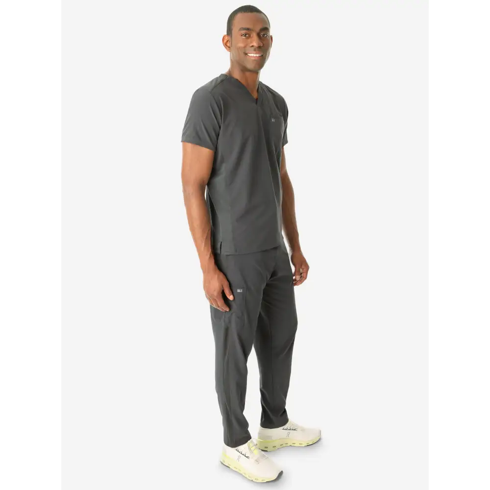 Men’s Double-Pocket Scrub Top - Men’s Scrub Top