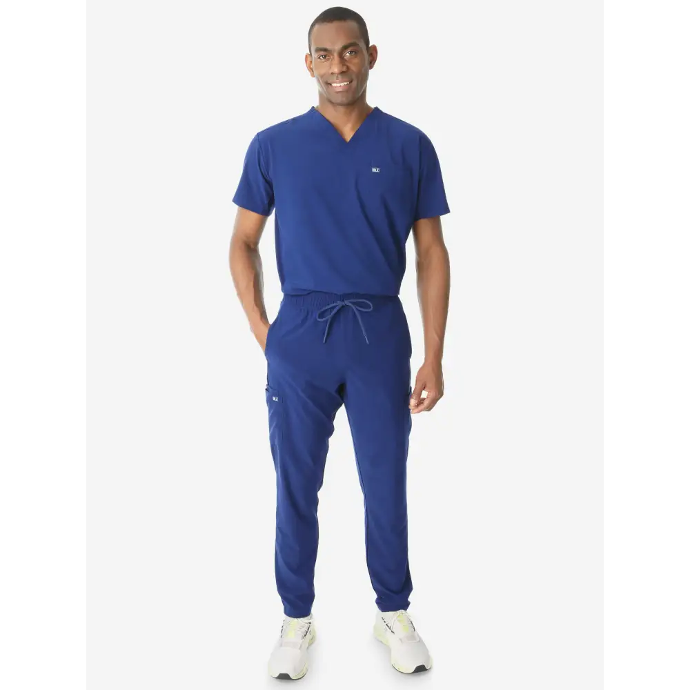 Men’s Double-Pocket Scrub Top - Men’s Scrub Top