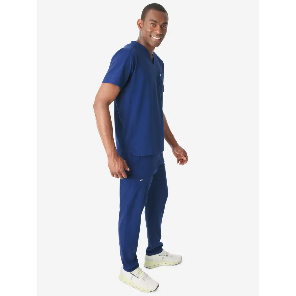 Men’s Double-Pocket Scrub Top - Men’s Scrub Top