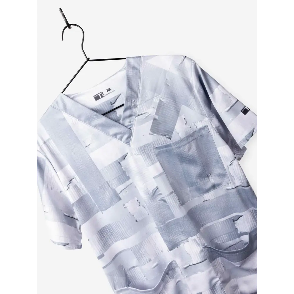 Men’s ’Duct Tape’ Scrub Top - Men’s Scrub Top