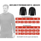 Men’s Fitted Performance Shirt VX - Long Sleeve (Black) - Inventory