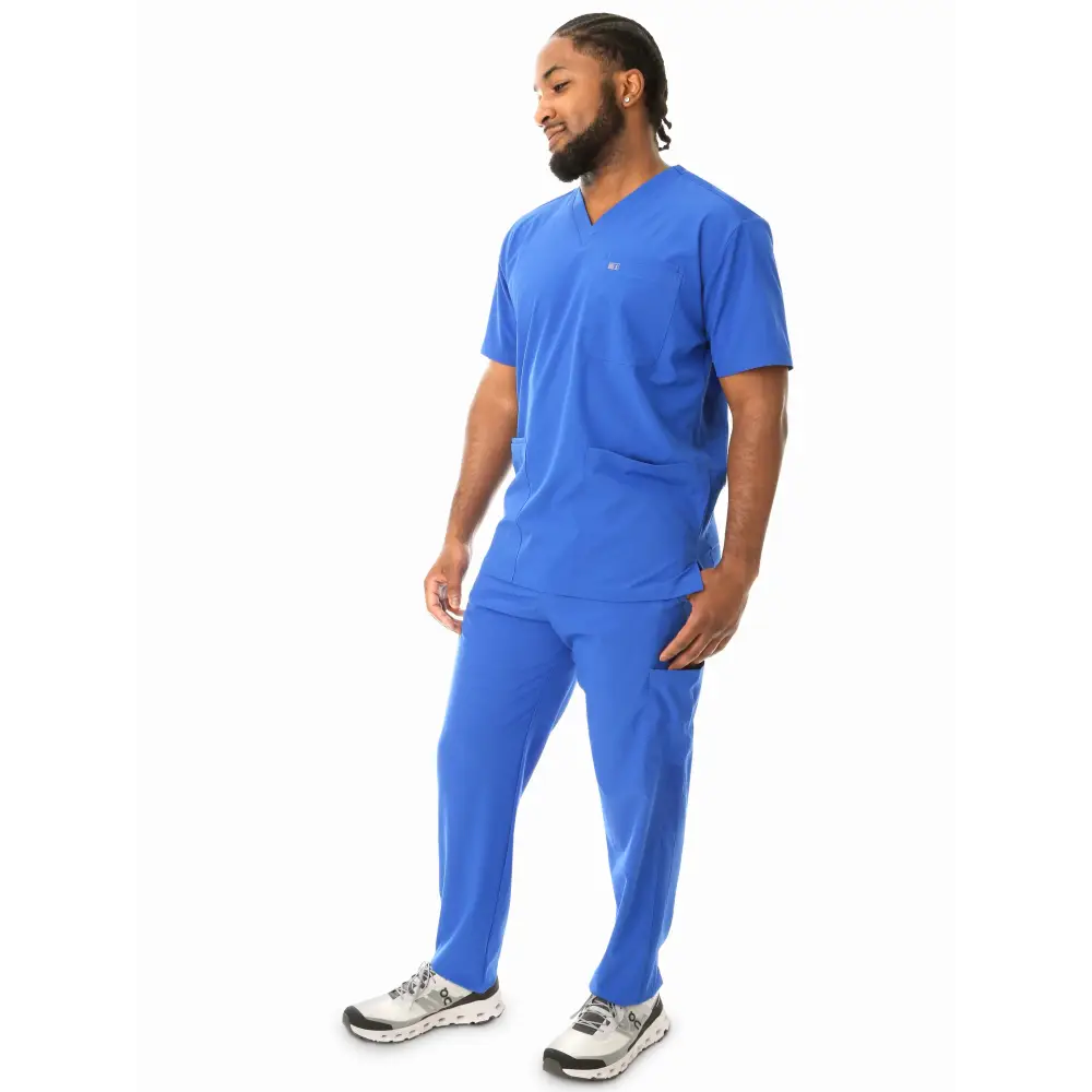 Men’s Five-Pocket Scrub Top - Men’s Scrub Top