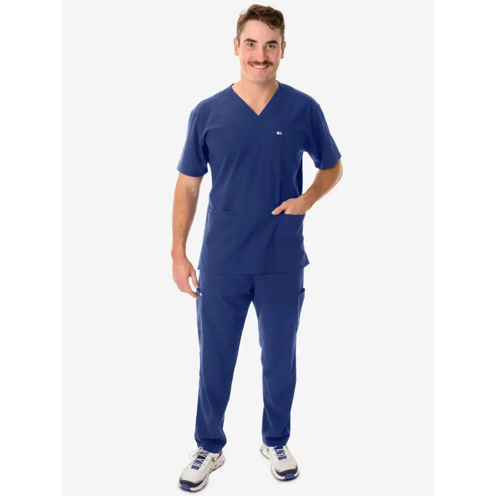 Men’s Five-Pocket Scrub Top - Men’s Scrub Top