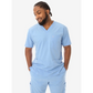 Men’s Five-Pocket Scrub Top - Ceil Blue / XS - Men’s Scrub Top