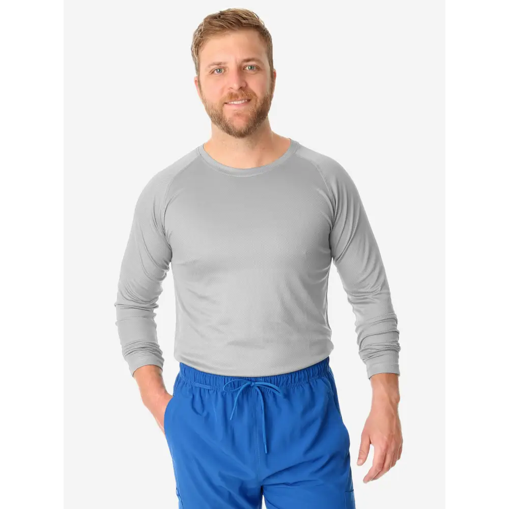 Men’s Long-Sleeve Underscrub - Titanium Gray / XXS - Accessories