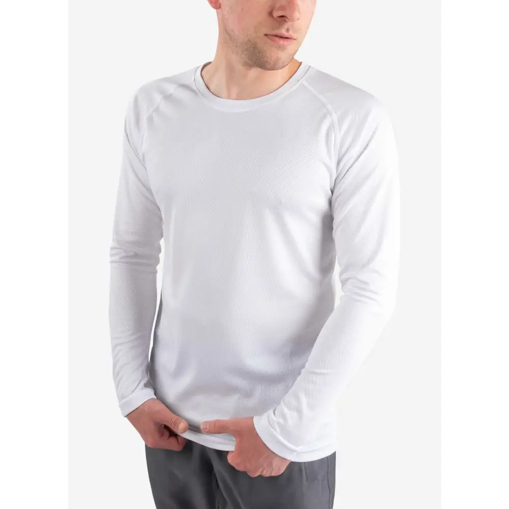 Men’s Long-Sleeve Underscrub - White / XXS - Accessories