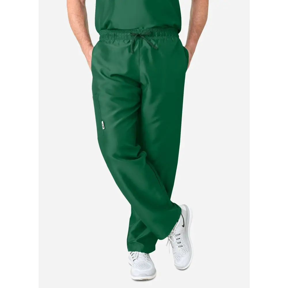 Men’s Simple Scrub Pants - Hunter Green / Regular / S - Men’s Scrub Pants