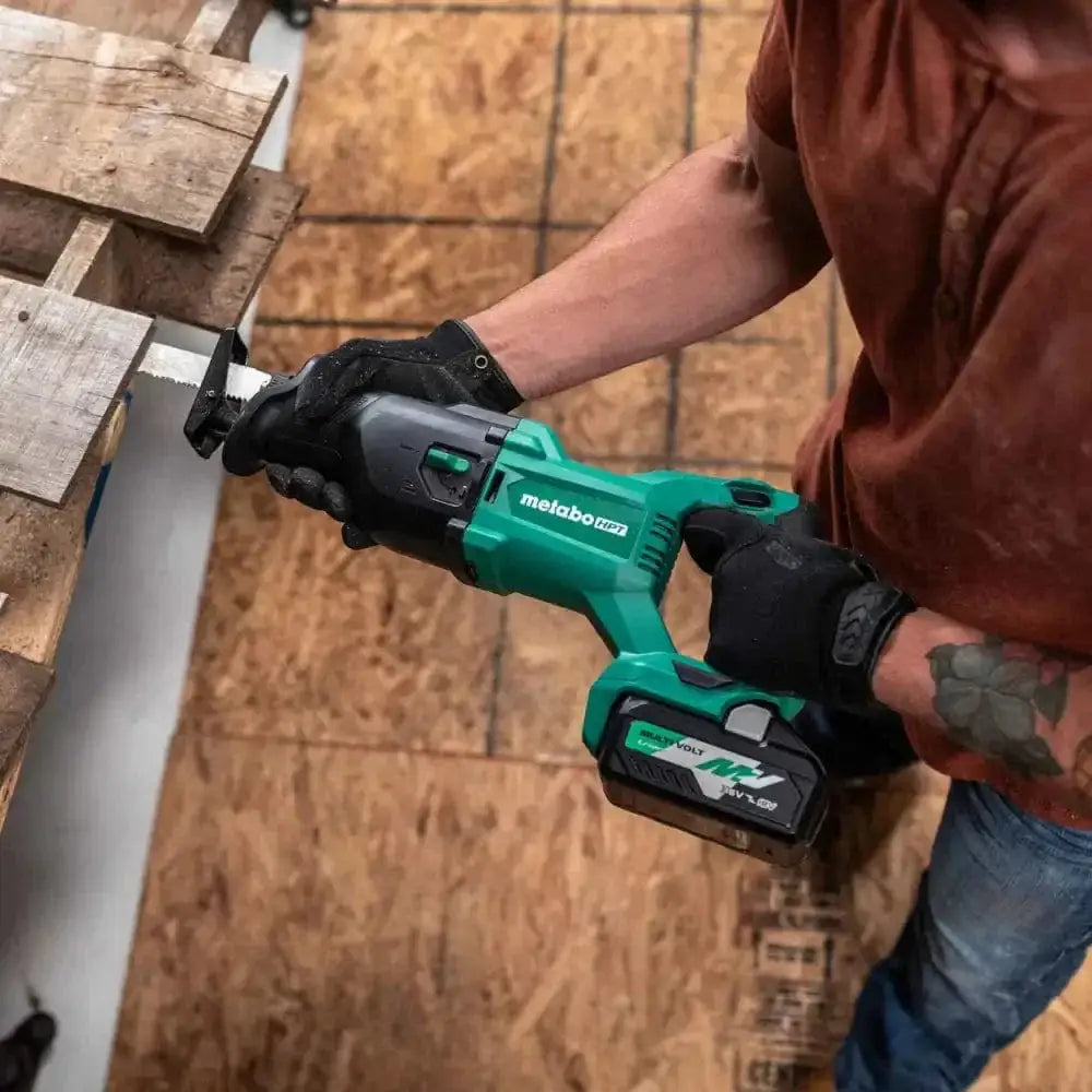 Metabo HPT CR18DBQ4M 18V MultiVolt Cordless Reciprocating Saw (Tool Body Only) - Chief Miller Apparel