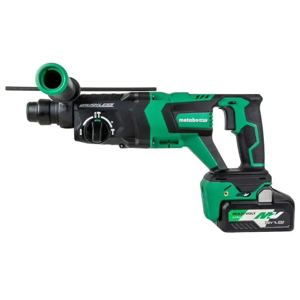 Metabo HPT DH3628DDM 36V MultiVolt Brushless SDS Plus 1-1/8" D-Handle Rotary Hammer - Chief Miller Apparel