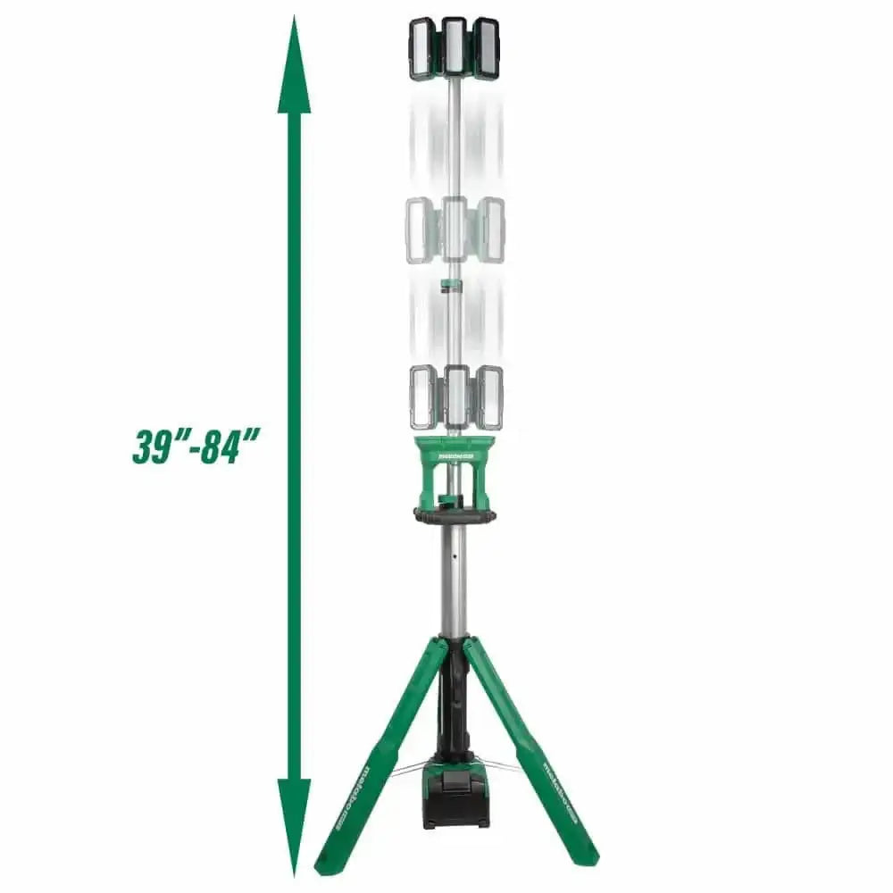 Metabo HPT UB18DGQ4M 18V MultiVolt™ Cordless 4,000 Lumen LED Tripod Site Light - Chief Miller Apparel