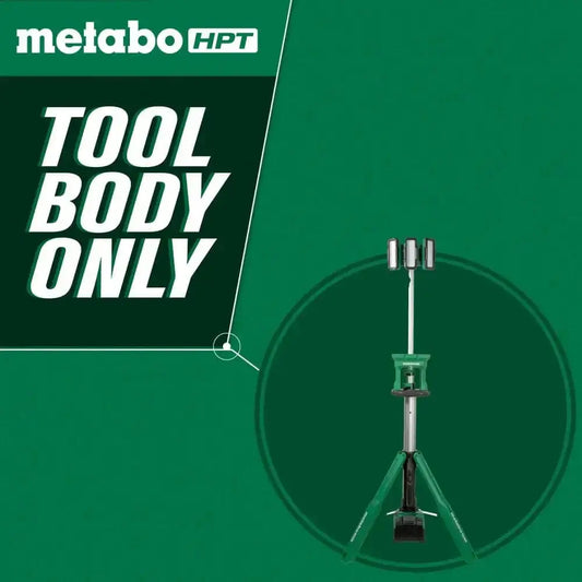 Metabo HPT UB18DGQ4M 18V MultiVolt™ Cordless 4,000 Lumen LED Tripod Site Light - Chief Miller Apparel