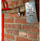 Metal cleaver with engraved skull design for a personalized customizable axe