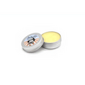 Metal tin of Ol’ Fashion Light Hold Mustache Wax with decorative lid design