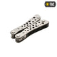 Metallic M-Tac Multitool Type 1 with perforated handles and black grip inserts