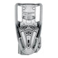 Metallic gray Sig Sauer P365-FUSE holster mount with adjustment points for weapon-mounted light