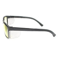 METEL M40 Safety Glasses with black frames and polycarbonate lenses for optimal protection