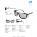 Black METEL M40 Safety Glasses with side shields and polycarbonate lenses for protection