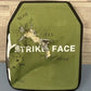 Military-grade ballistic armor plate with impact marks for Redemption Tactical Big Boy Vest XL Combo