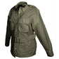 Military-style olive green Safari Jacket for Women with two buttoned flaps and pockets