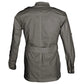 Military-style Safari Jacket for Men with buttoned flap covered chest pockets and belt