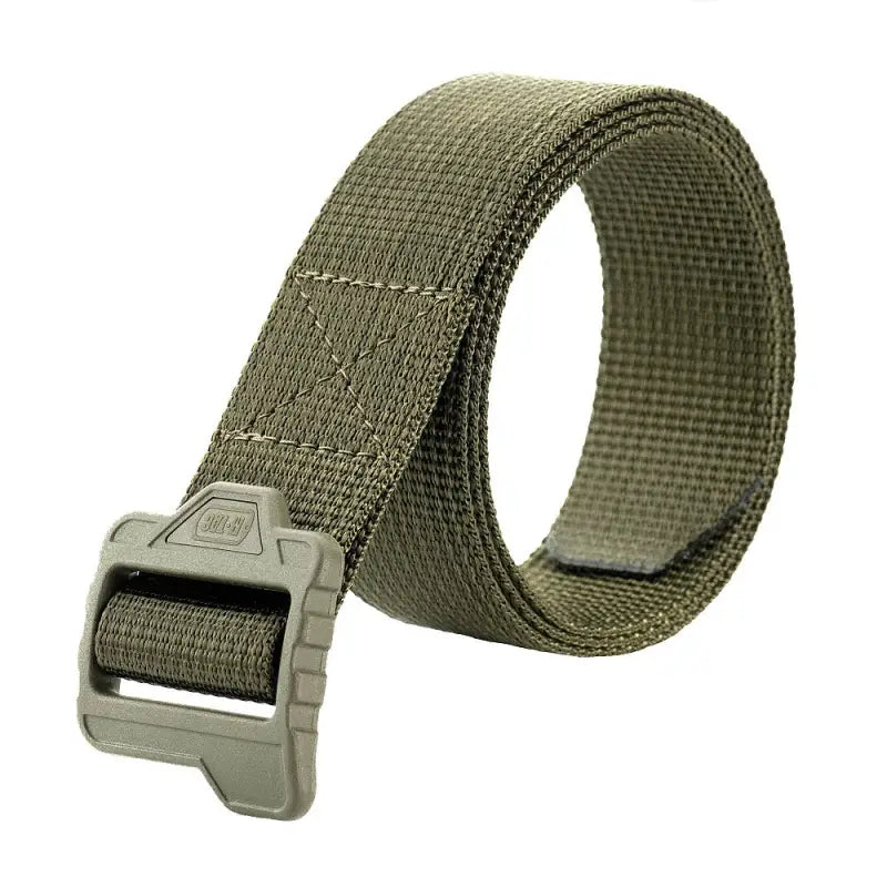 Olive green M-Tac Lite Tactical Belt Gen.II with plastic buckle for outdoor activities