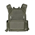 Olive green QRF Plate Carrier Full Package for wearing body armor, Level III protection