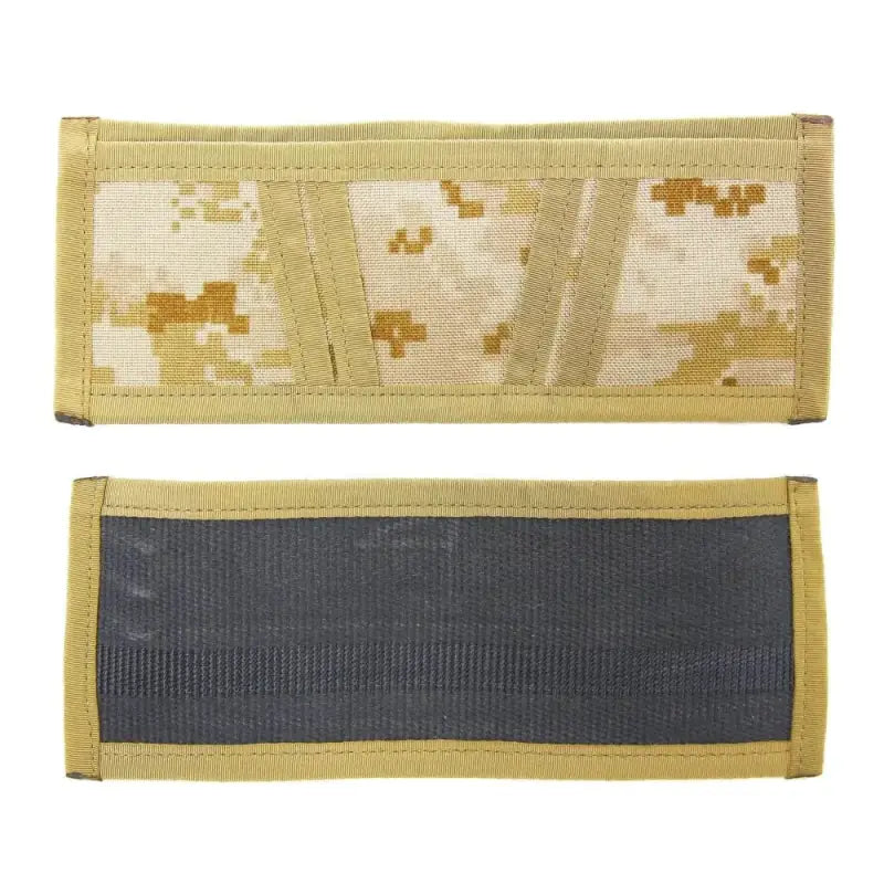 Military-style name tape patch on Traditional Bifold Wallet with 1000D Cordura and unfolded bills