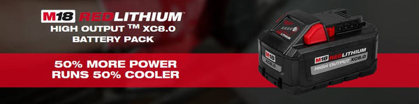 Milwaukee 48-59-1880 M18 REDLITHIUM HIGH OUTPUT™ XC8.0 Starter Kit