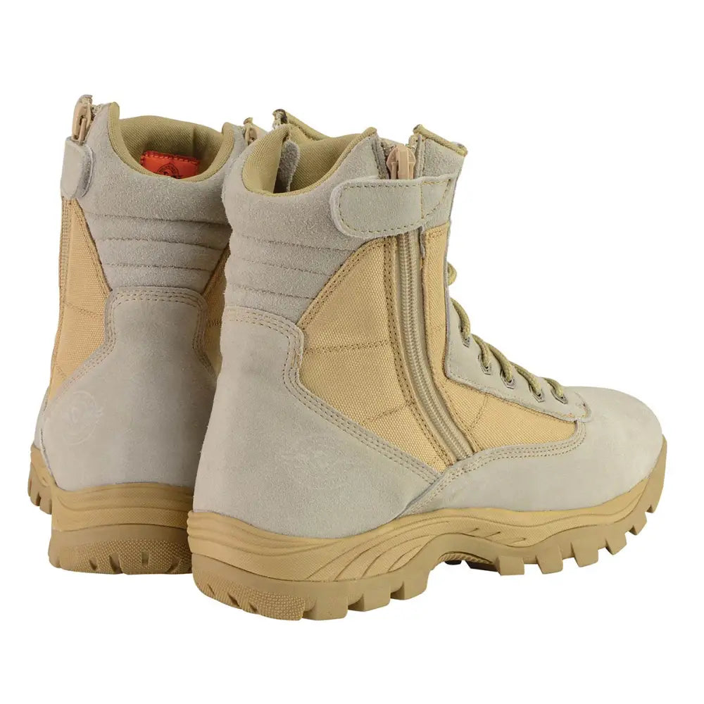 Milwaukee Leather Men's Lace-Up Desert Sand 9-Inch Leather Swat Style-Tactical Boots MBM9111 - Chief Miller Apparel