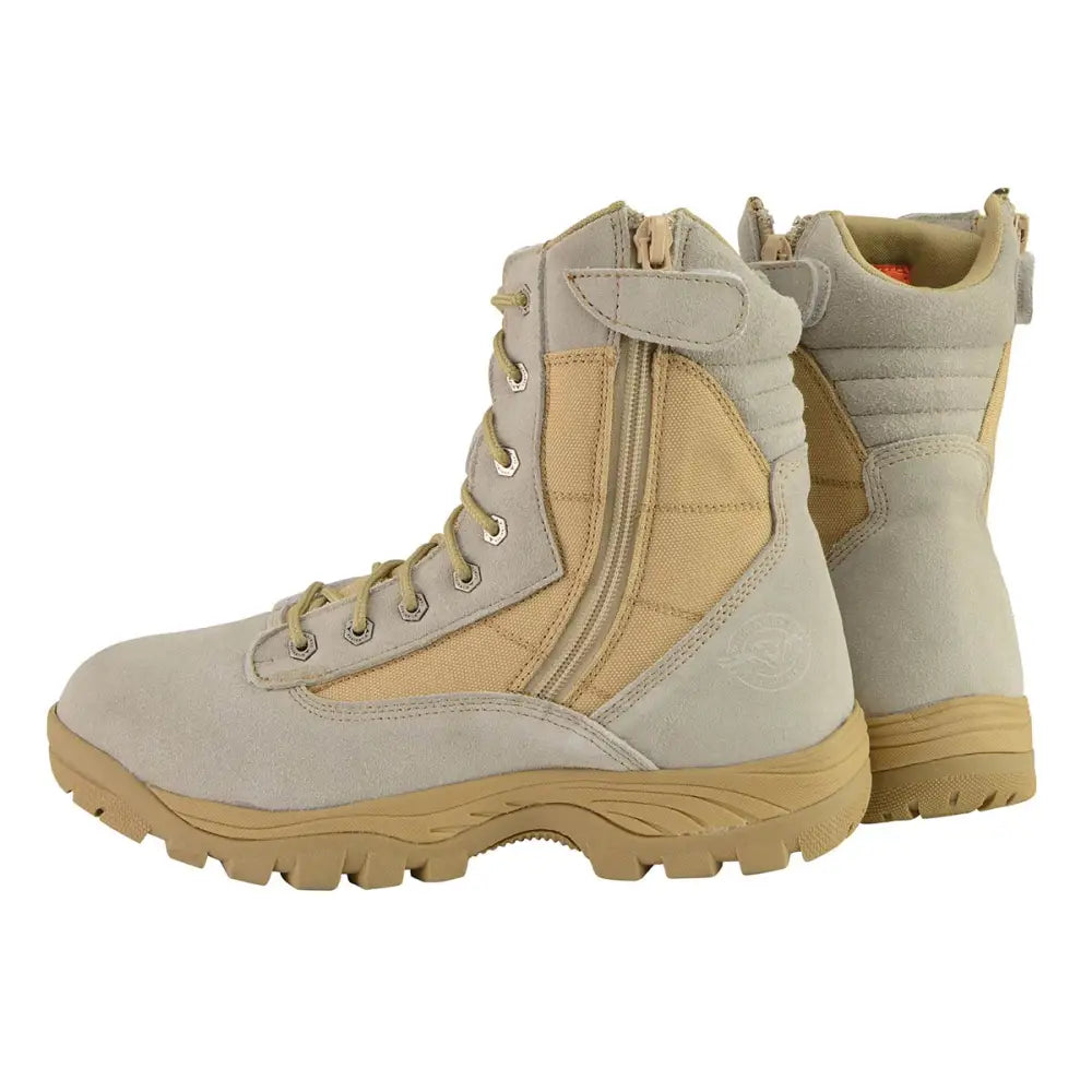 Milwaukee Leather Men's Lace-Up Desert Sand 9-Inch Leather Swat Style-Tactical Boots MBM9111 - Chief Miller Apparel