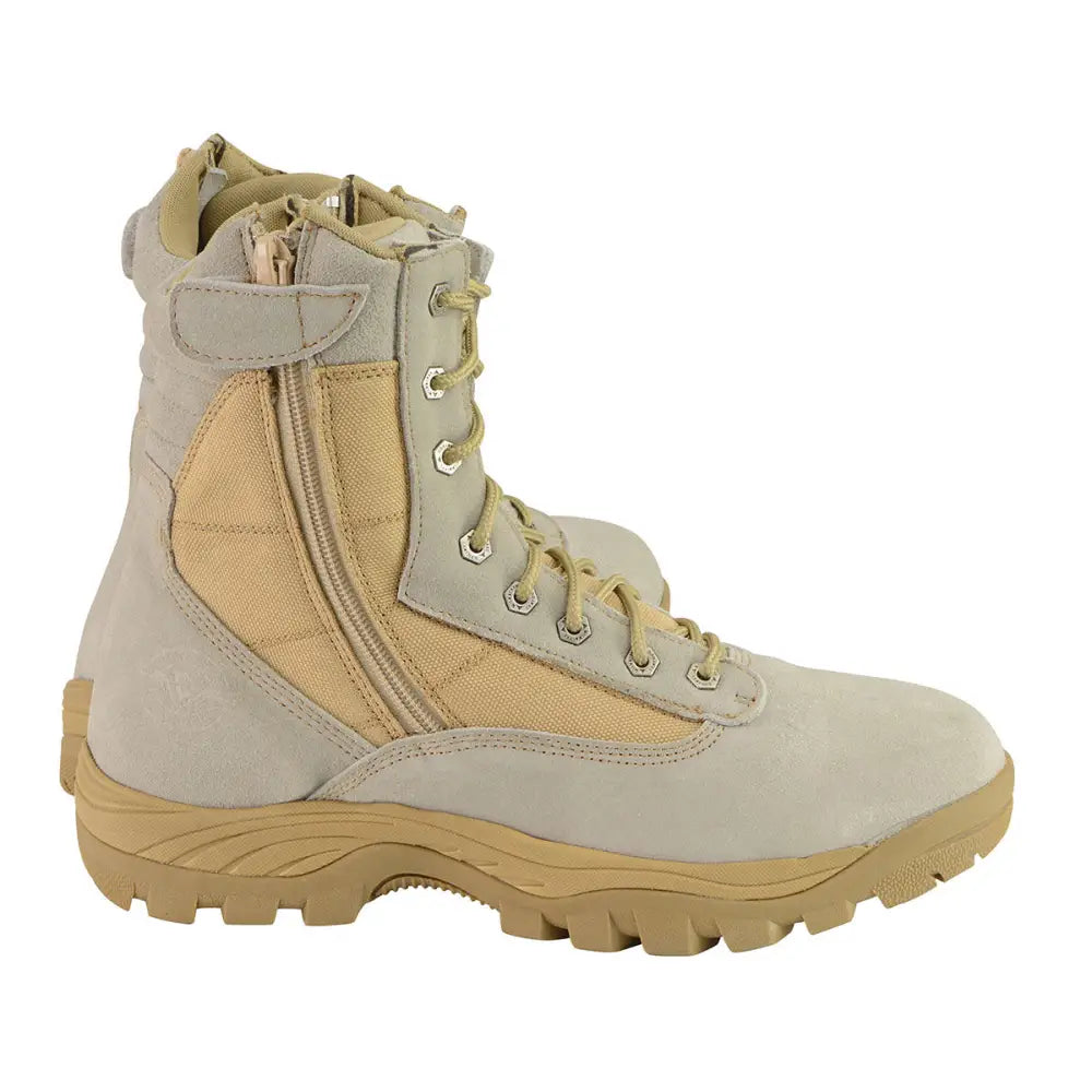 Milwaukee Leather Men's Lace-Up Desert Sand 9-Inch Leather Swat Style-Tactical Boots MBM9111 - Chief Miller Apparel