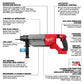 Milwaukee 2916-20 M18 FUEL D-Handle Rotary Hammer with labeled features and specs