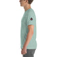 Mint green Engine 19 Short-Sleeve T-Shirt with embroidered logo, perfect with Heather Prism Lilac