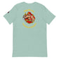 Mint green Engine 19 t-shirt with firefighter graphic, perfect with Heather Prism Lilac style