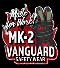 Detailed view of Vanguard MK-2 Long-Cuff Structural Firefighting Gloves demonstrating tailored fit and outstanding grip for firefighters.
