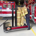 Vortex MD5 Mobile Dryer with turnout gear uprights for drying firefighter gear