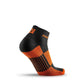 MudGear Quarter (¼) Crew Socks - Black/Orange (2 pair pack) - Chief Miller Apparel