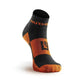 MudGear Quarter (¼) Crew Socks - Black/Orange (2 pair pack) - Chief Miller Apparel