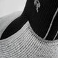 Black and white MudGear Ruck Sock with ribbed texture for die-hard ruckers