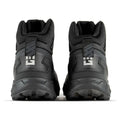 Rear view of black tactical hiking boots from MudGear Speed Ruck with full-length rock plate