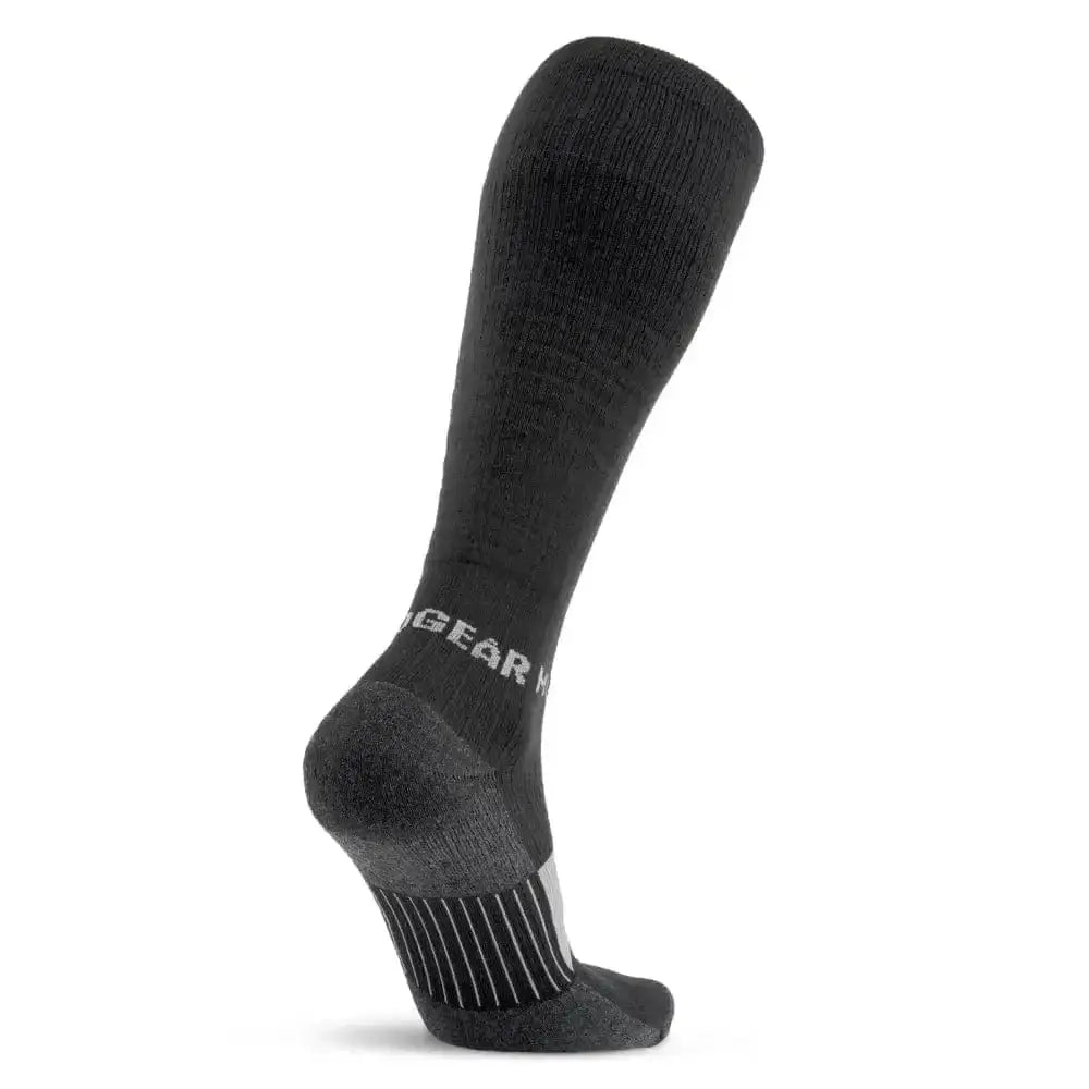 MudGear Tall Compression Merino Wool Socks - Black/Gray (1 Pair) - Chief Miller Apparel