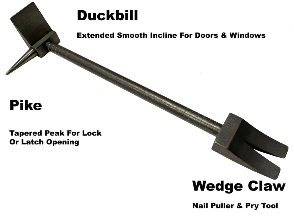 Multi-function lockpicking tool with attachments for the 12’’ XL Ti Hooligan Forced Entry Tool