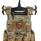 Redemption Tactical Crusader 2.0 plate carrier vest with multicam tactical vest and pouches