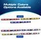 Multiple colored emergency vehicle lights on UBL U-Lite Visor Bar Mini for enhanced safety