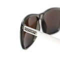 Dark sunglasses with Frontline branding on the temple arm for NADO Ice Ghost