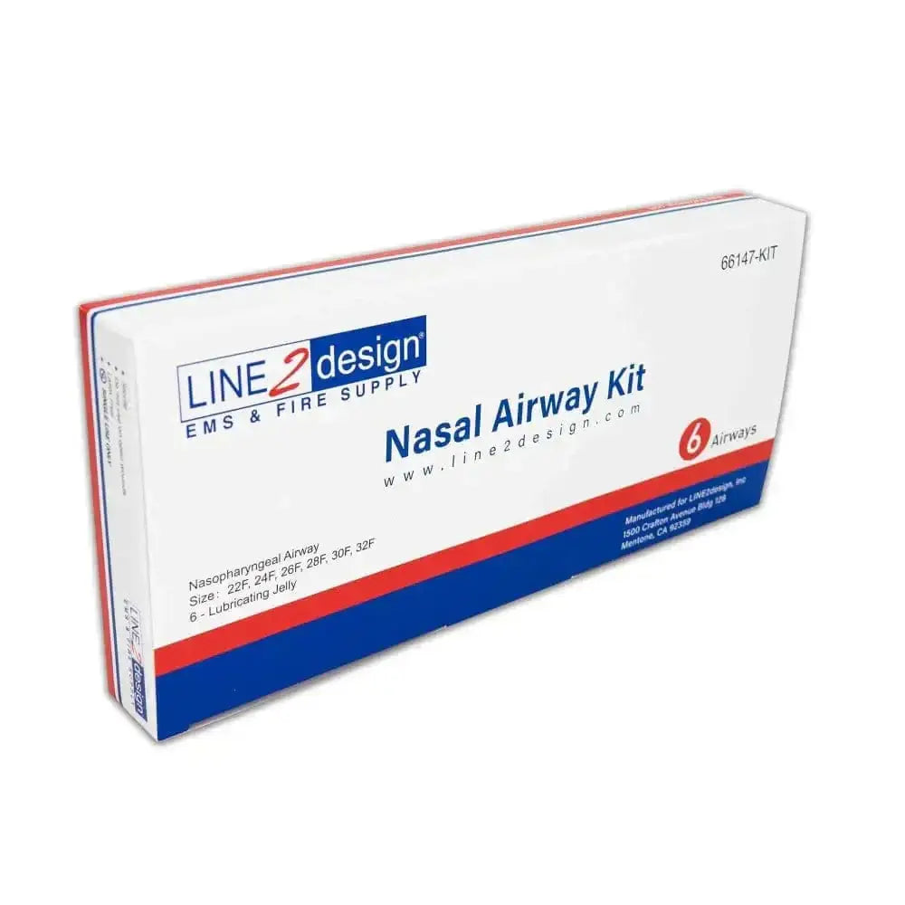 Nasopharyngeal (Nasal) Airway Kit, 6 pcs NPA, Airway Management Kit - Chief Miller Apparel