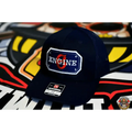 Navy blue baseball cap with ENGINE patch logo from Richardson 112 Apparatus Number Passport