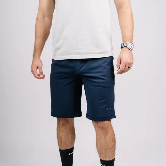 Navy Blue Carrier Shorts with side pockets and patented carrier retention waistband