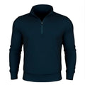 Navy blue durable quarter zip pullover displayed in the Durable Quarter Zip product