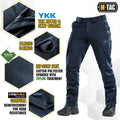 Navy blue M-Tac Tactical Pants Aggressor Gen.II Flex with reinforced pockets and construction